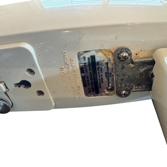 🧁 Vintage Hamilton Beach Scovill 14 Speed Electric Mixer Cream‎ Brown Retro 🧁 - Picture 2 of 10